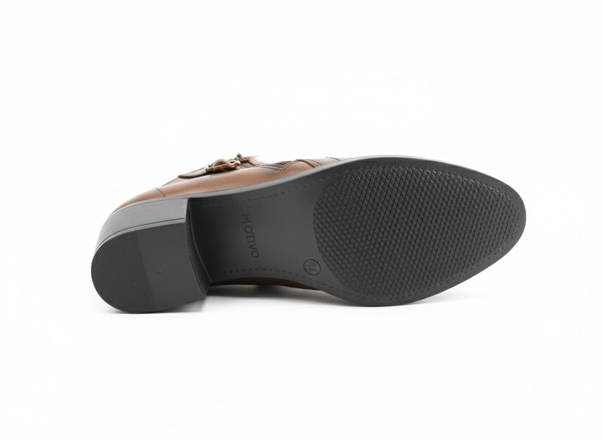 LUNA 04 - CUIR TABAC