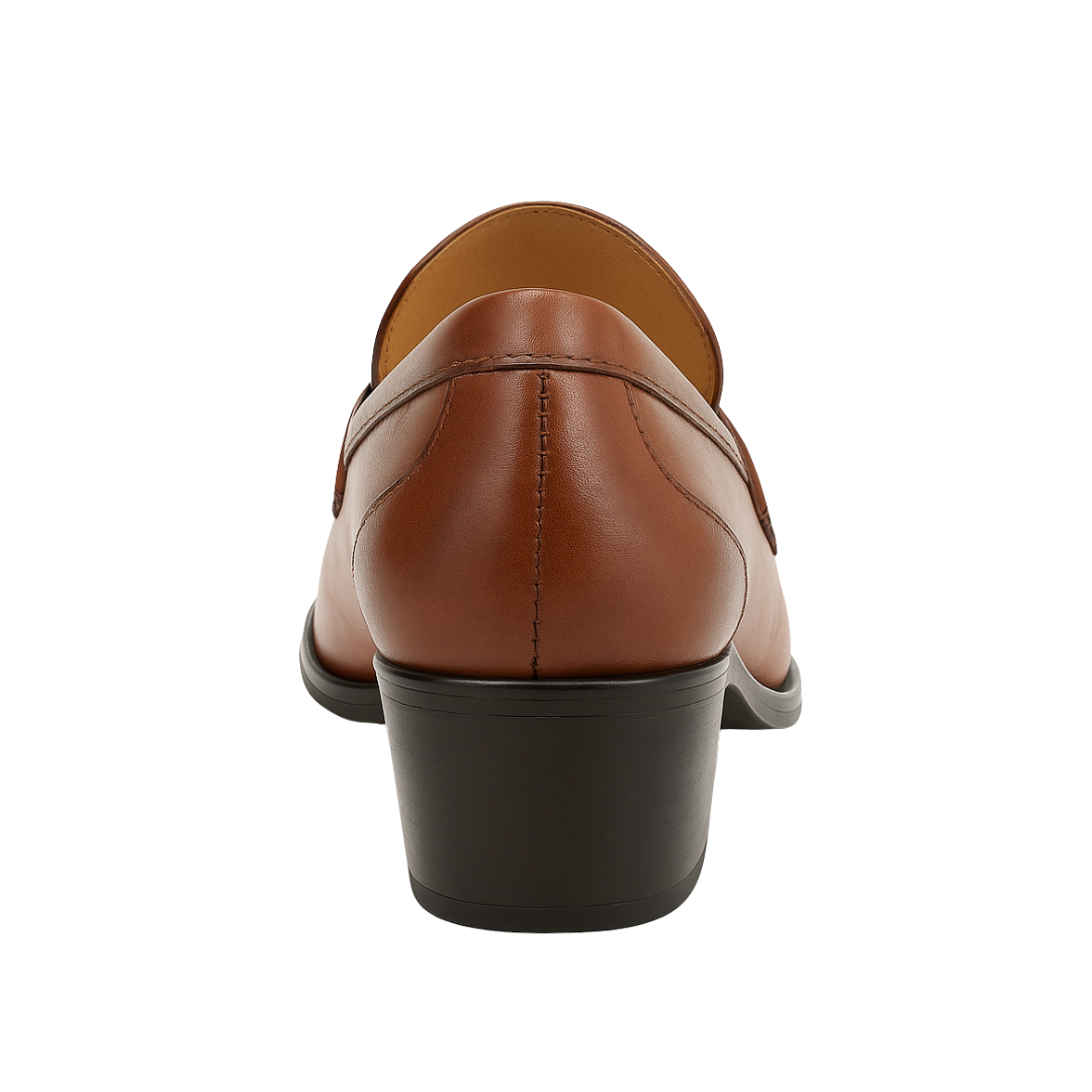 LUNA 02 - CUIR MARRON