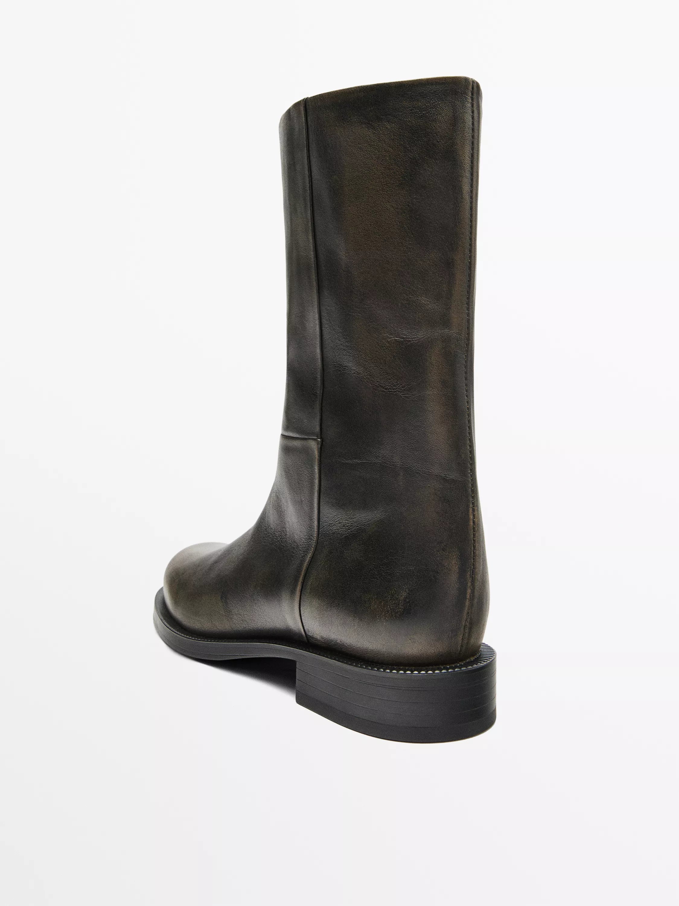 AMOUR 02 - CUIR MARRON BROSSÉ